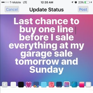 Everything must go