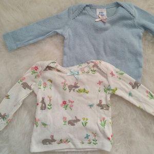 Mini Boden 0-3 month long sleeve shirts