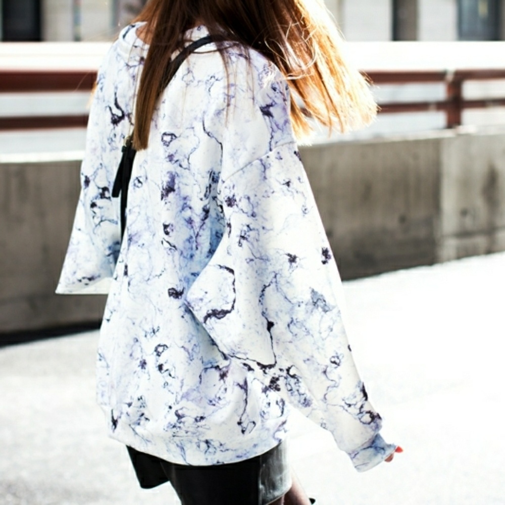 New Zara Marble Sweater