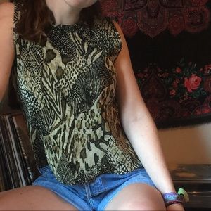 Silky cheetah tank
