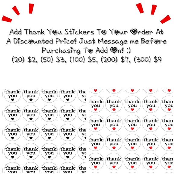 (25) 10x13” Red Hearts Poly Mailers - Picture 3 of 5