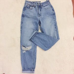 New Topshop petite Mom jeans