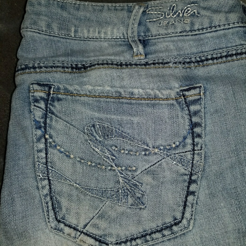 Silver Isabel jeans 33"x32"