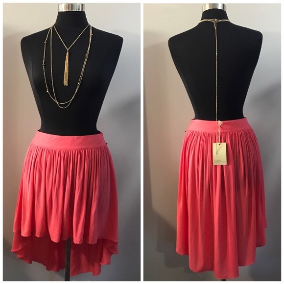 MOCHA • High Low Skirt - Picture 3 of 4