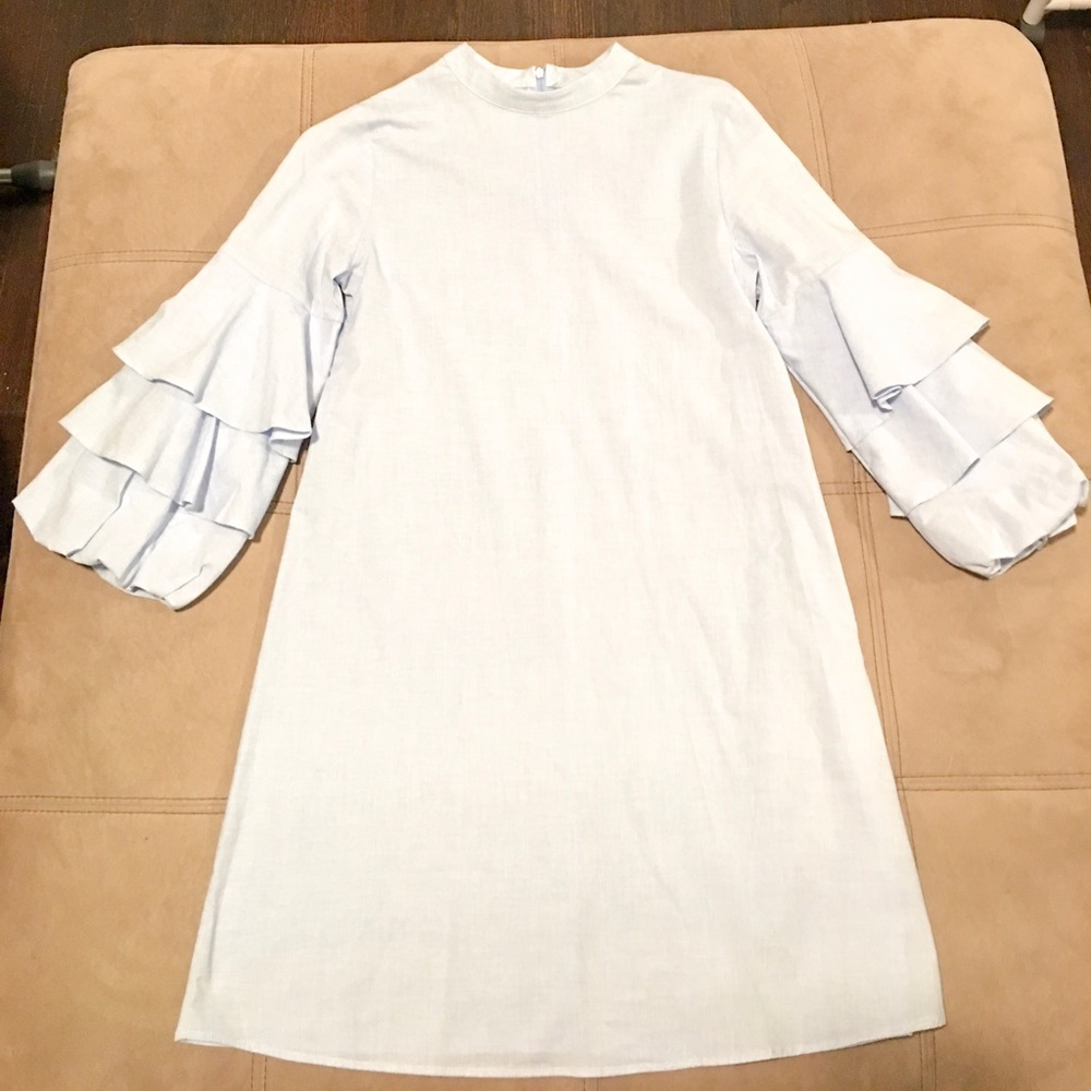 Zara Basic Collection Jumpsuit Dress with Ruffles