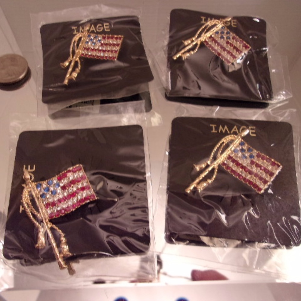 NWTS $80 RETAIL 4 IMAGE BROOCHES   B435