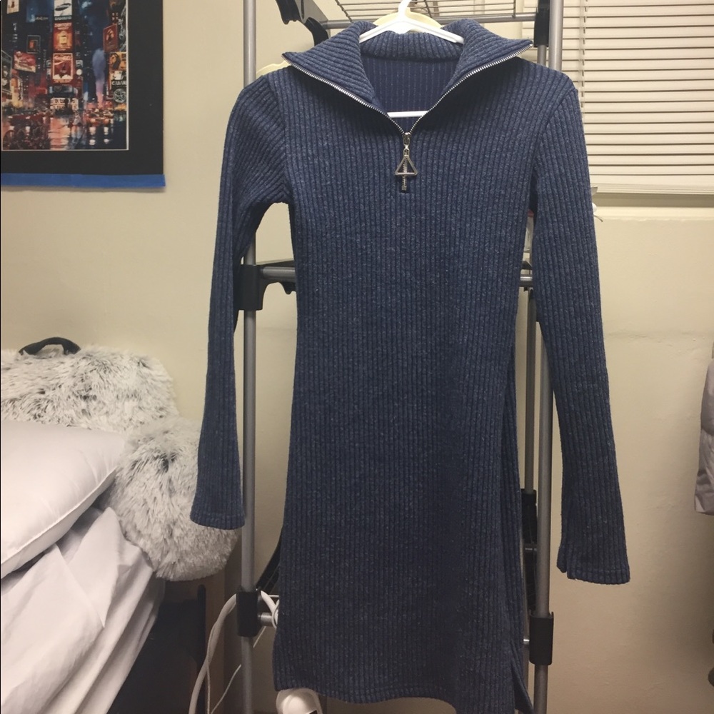 Designer sexy sweater dress