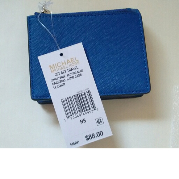 New! MICHAEL KORS Leather Card Holder Wallet NWT - Picture 4 of 5