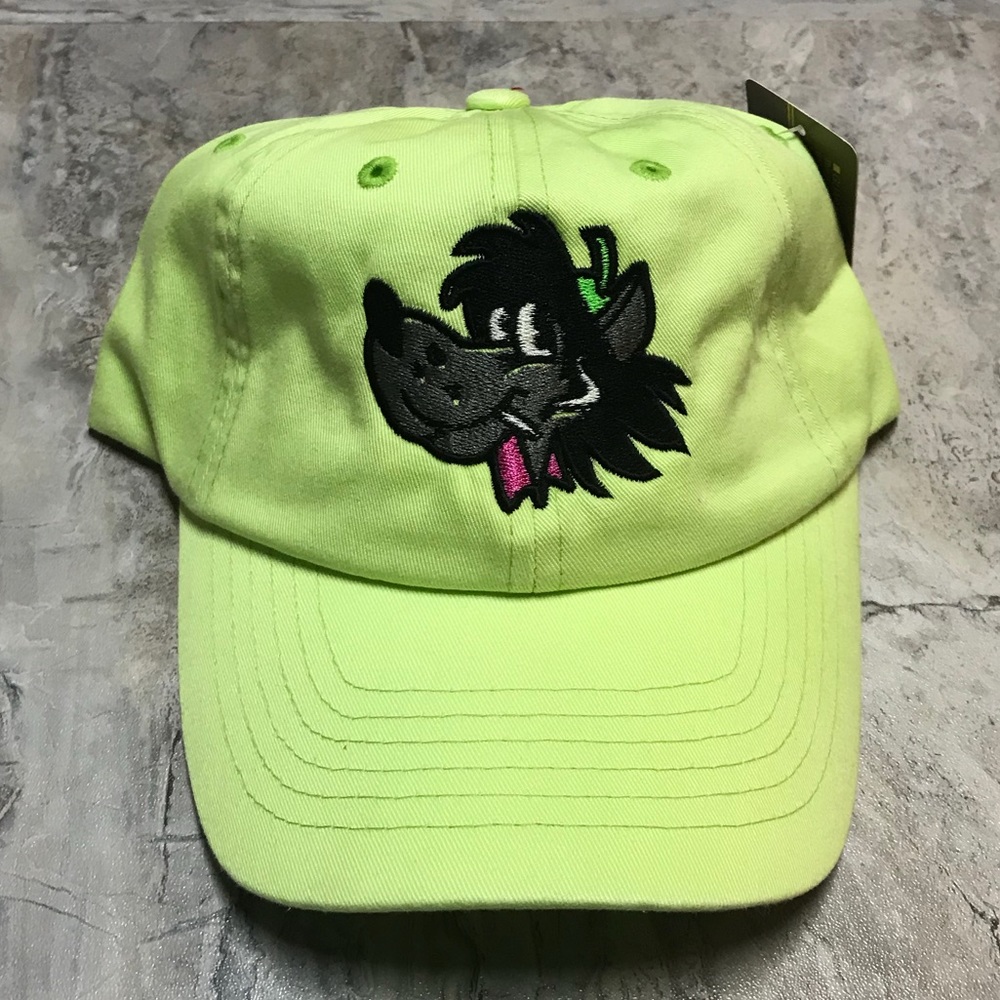 Stoner wolf dad hat strapback cap