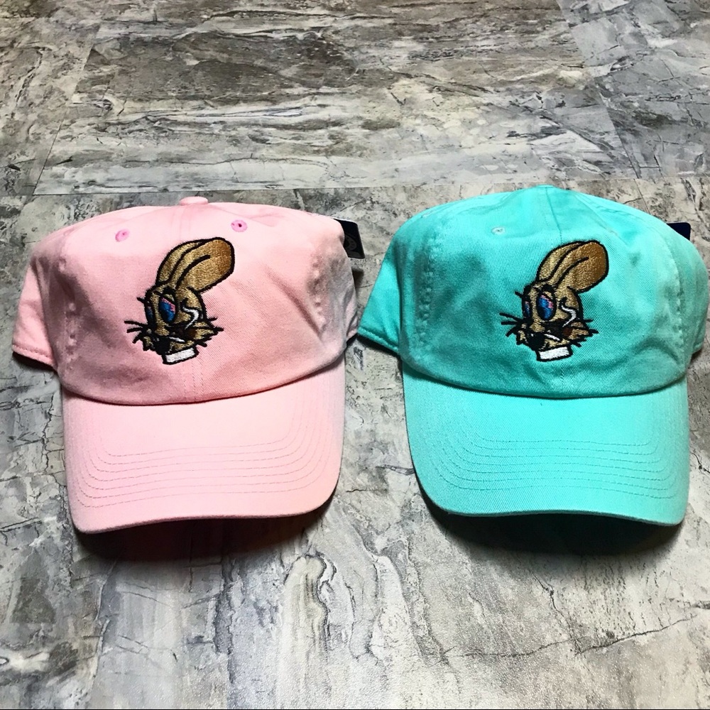 Stoner bunny dad hat strapback cap