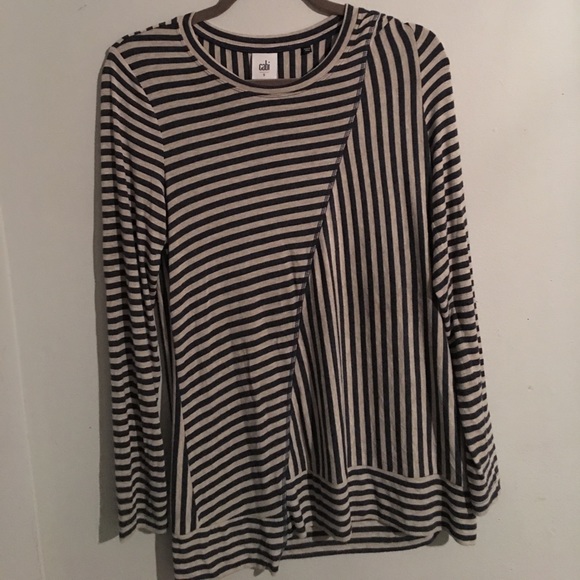 SOLD CAbi Ernest Stripe Tee #3228 - Picture 3 of 5