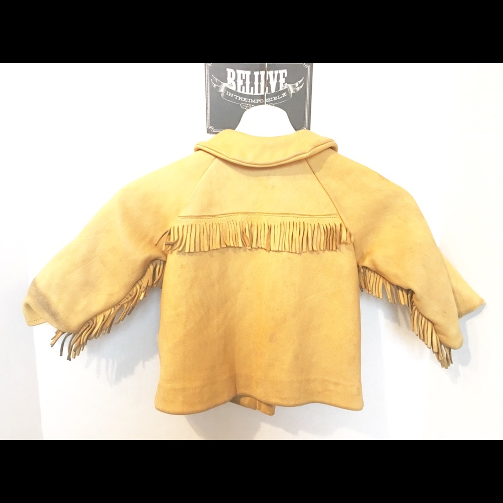 Vintage leather vest! Child size. 50’s vintage