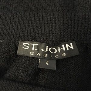 St Johns knit skirt black size 4
