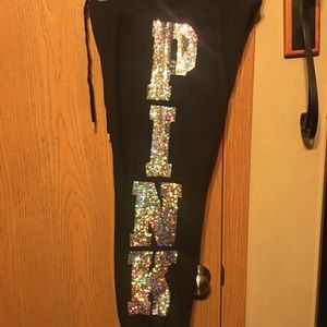 ***SOLD*** Mega bling crop sweats