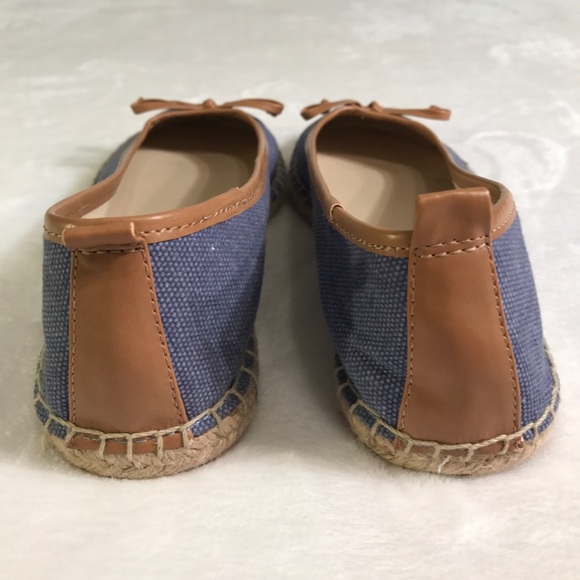 Franco Sarto Sandra blue canvas espadrille flats - Picture 3 of 8