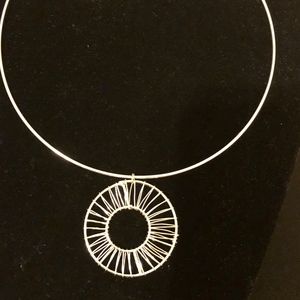 silver collar necklace