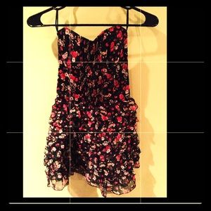 Guess Short mini flowered dress