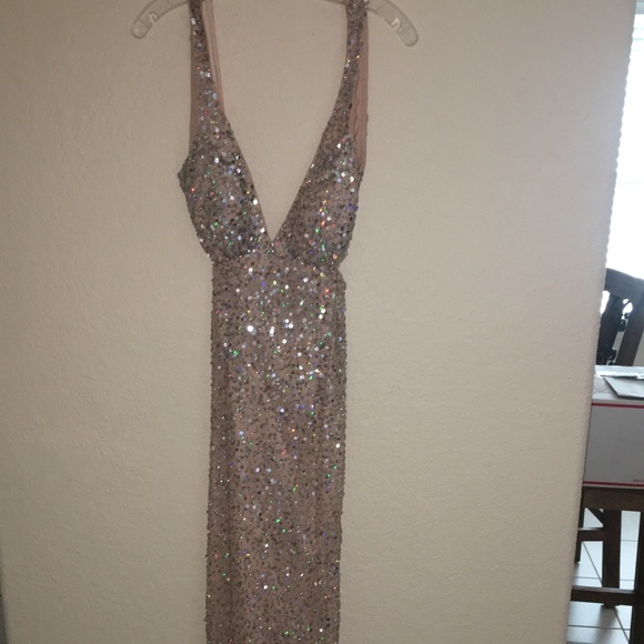 Rose Sequins Long Prom/Gala Dress - Picture 2 of 5