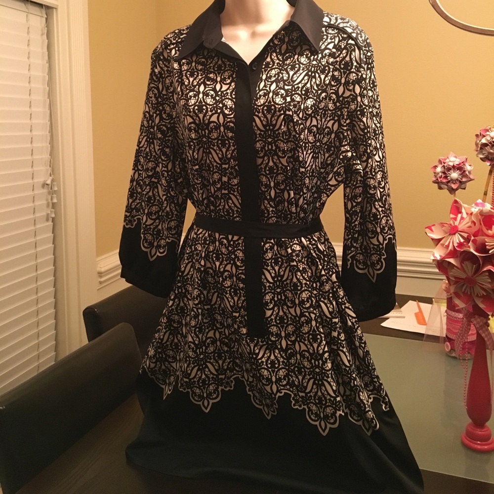 Black and White Dress