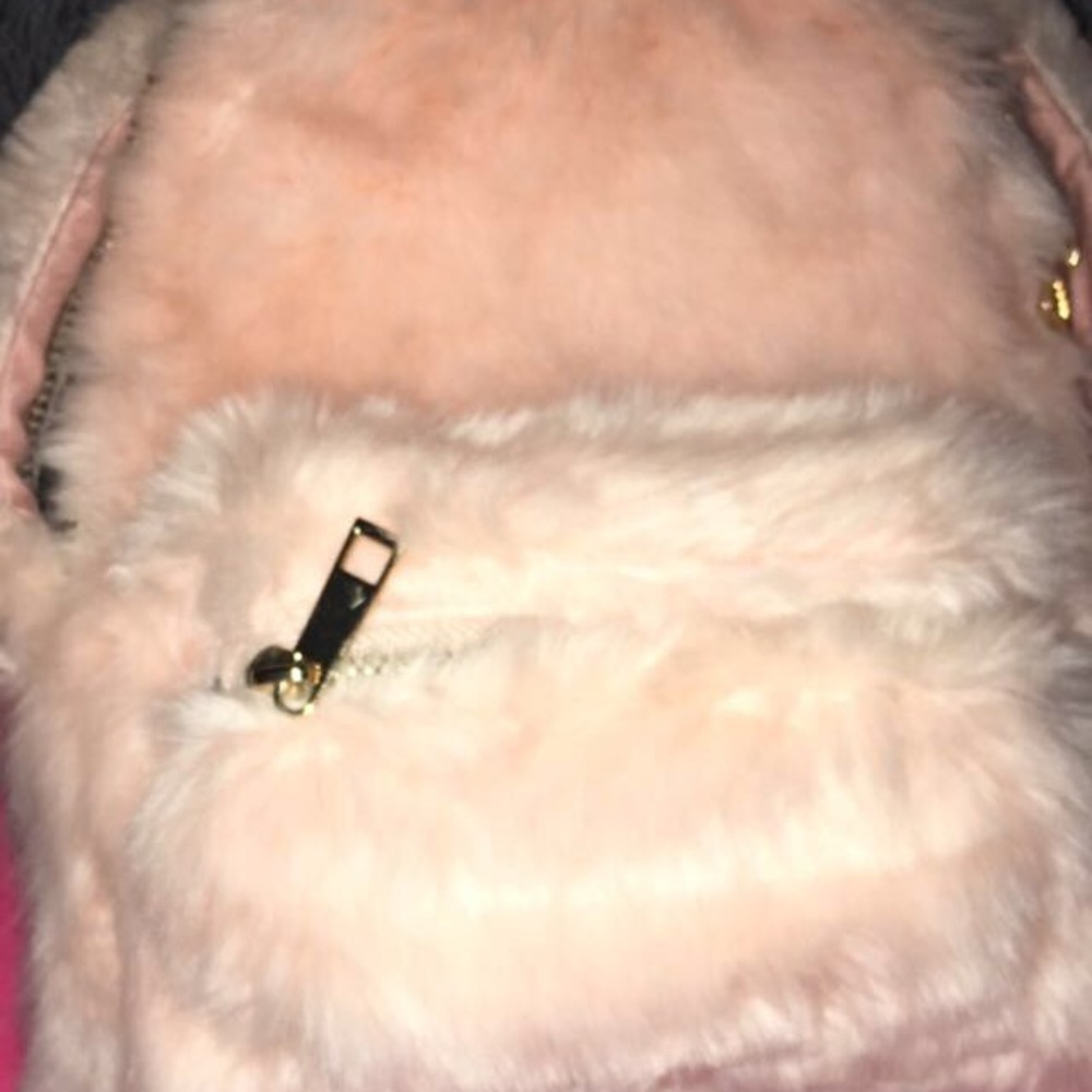 Mini pink backpack