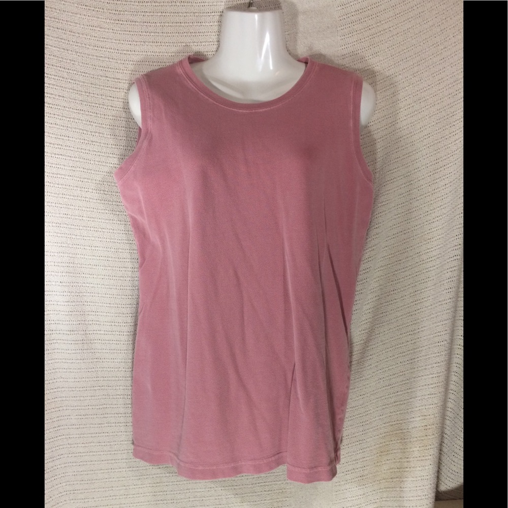 Eddie Bauer Pink Tank Top Wide Shoulder Straps