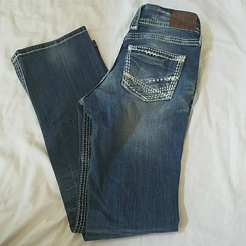BKE Stella stretch boot cut denim 27 R