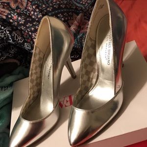 Silver heels