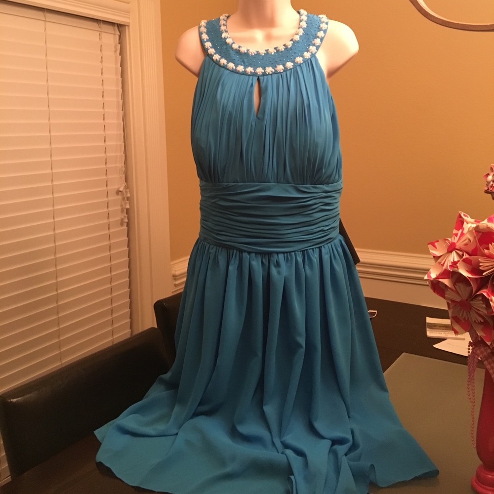 Ocean Blue Formal Dress