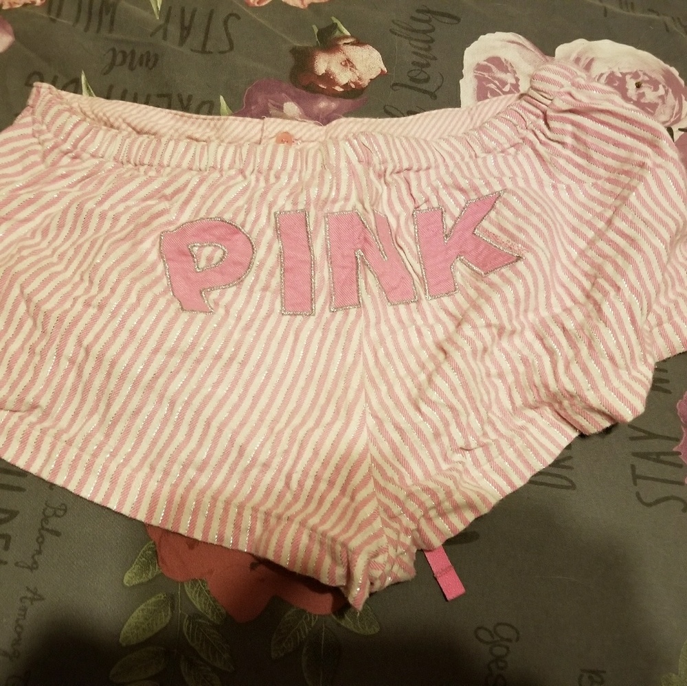 Pink lounge shorts