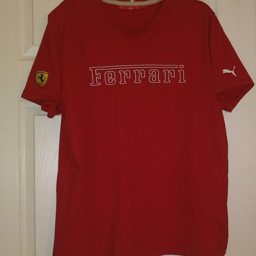 Red Ferrari shirt