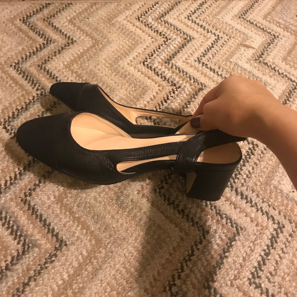 Chanel Like Black Sandals