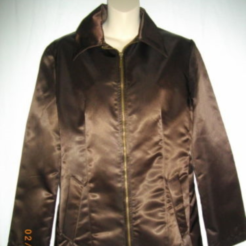 Brown Bisou-Bisou by Michele Bohbot S Coat Jacket -- Final