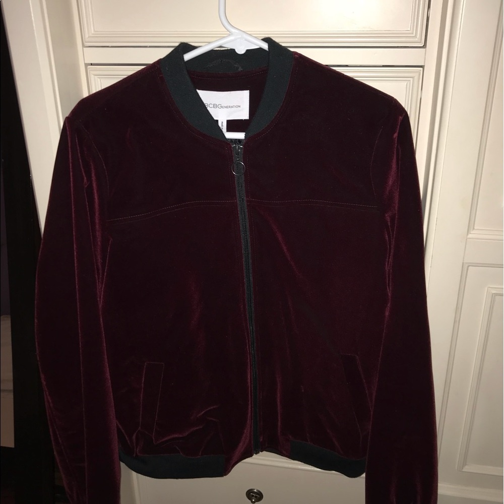 Bcbg velvet jacket