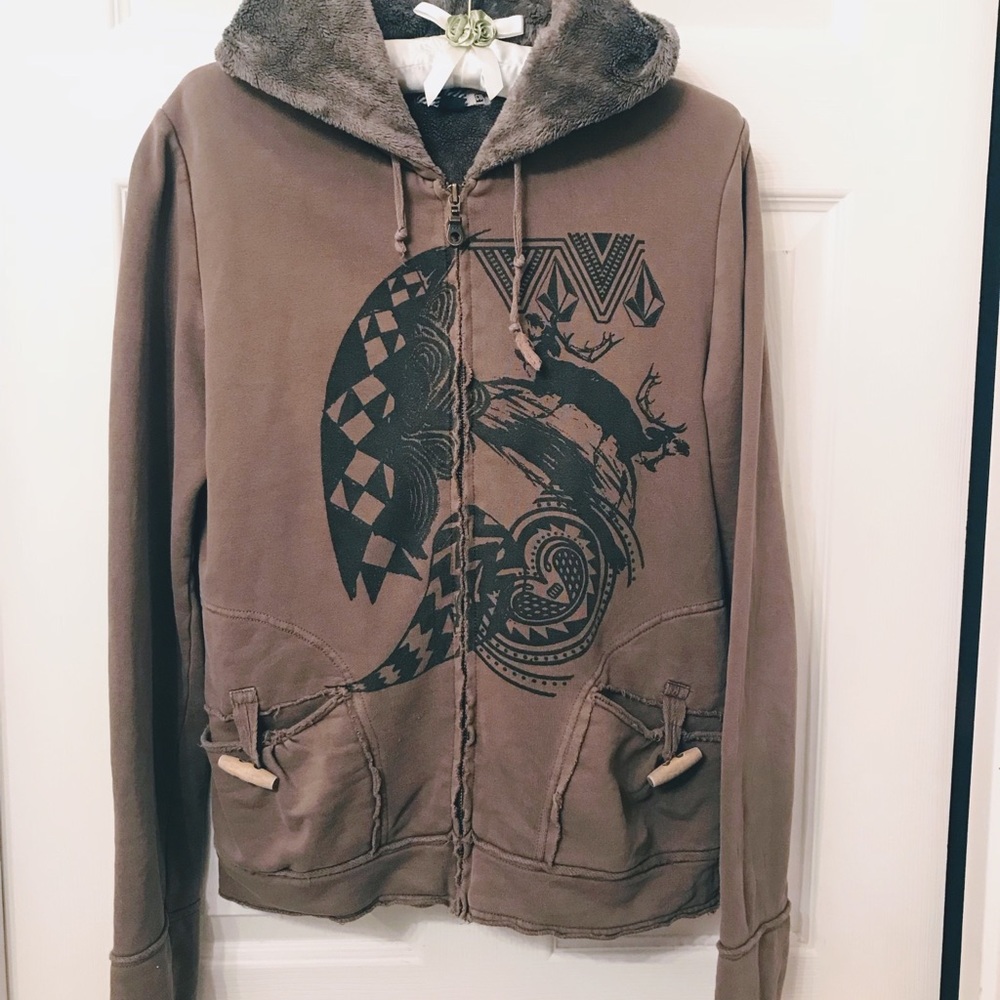 Volcom - Hoodie with warm lining - Medium