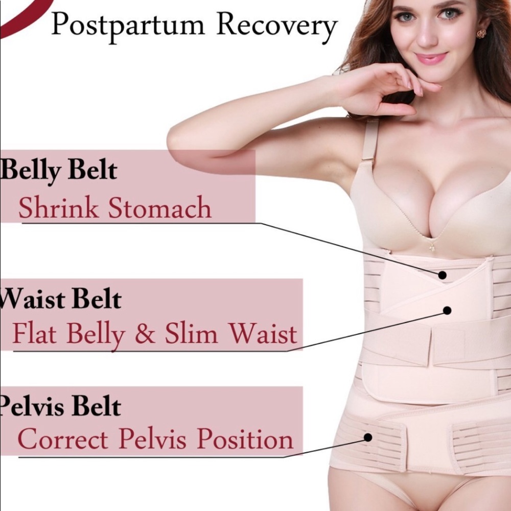 3 in 1 postpartum belly wrap