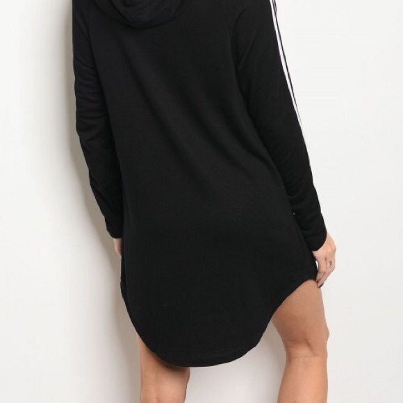 Long Sleeve Hooded Dress - Picture 4 of 7