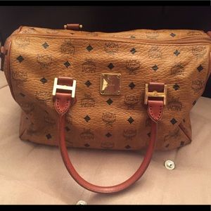 Mcm satchel handbag
