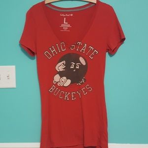 L Retro Ohio State Buckeye shirt - runs small