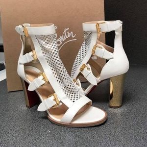 Louboutin boots sz 36.5 nib Fencing 85mm