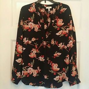 Joie 100% silk floral top