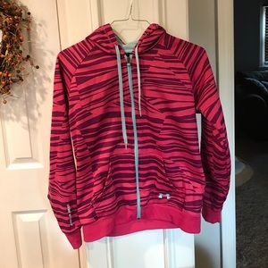 Under armour zip up hoodie