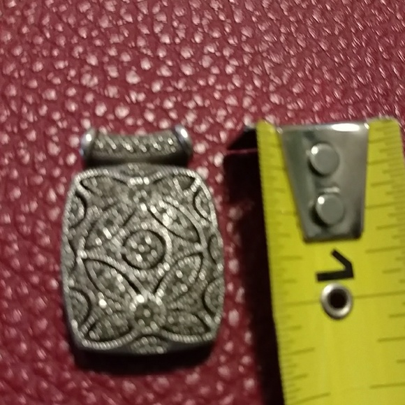 ESTATE FIND! 925 Sterling silver Marcasit pendant - Picture 4 of 5