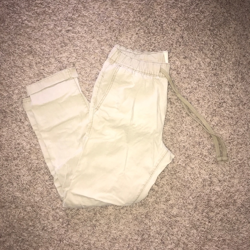 elastic waisted chinos