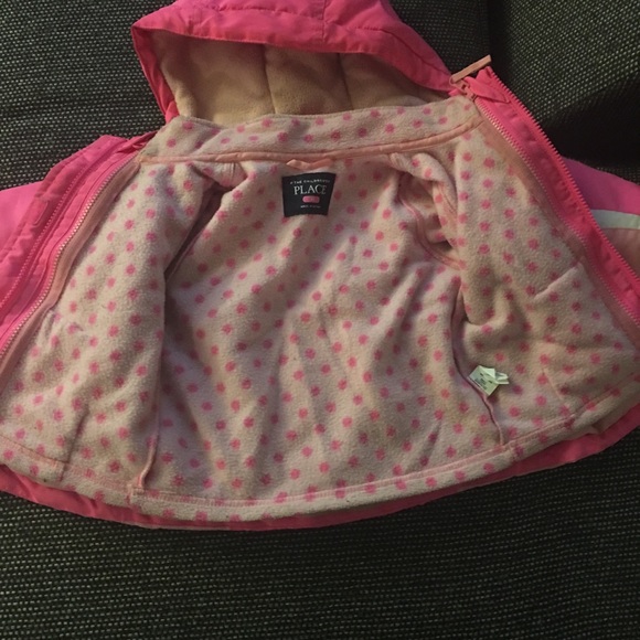 Lil girl winter jackets w/ removable fleece lining - Picture 3 of 4
