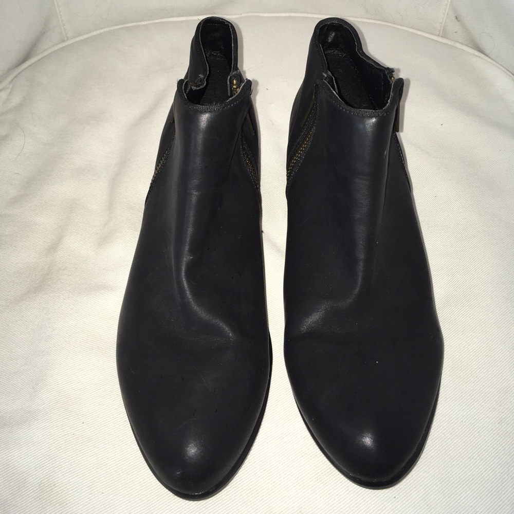 Black ankle boots