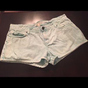 Aqua wash jean shorts