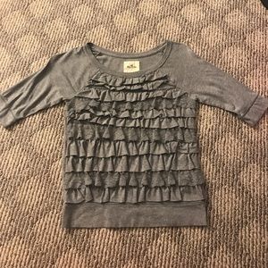 Ruffled Hollister shirt
