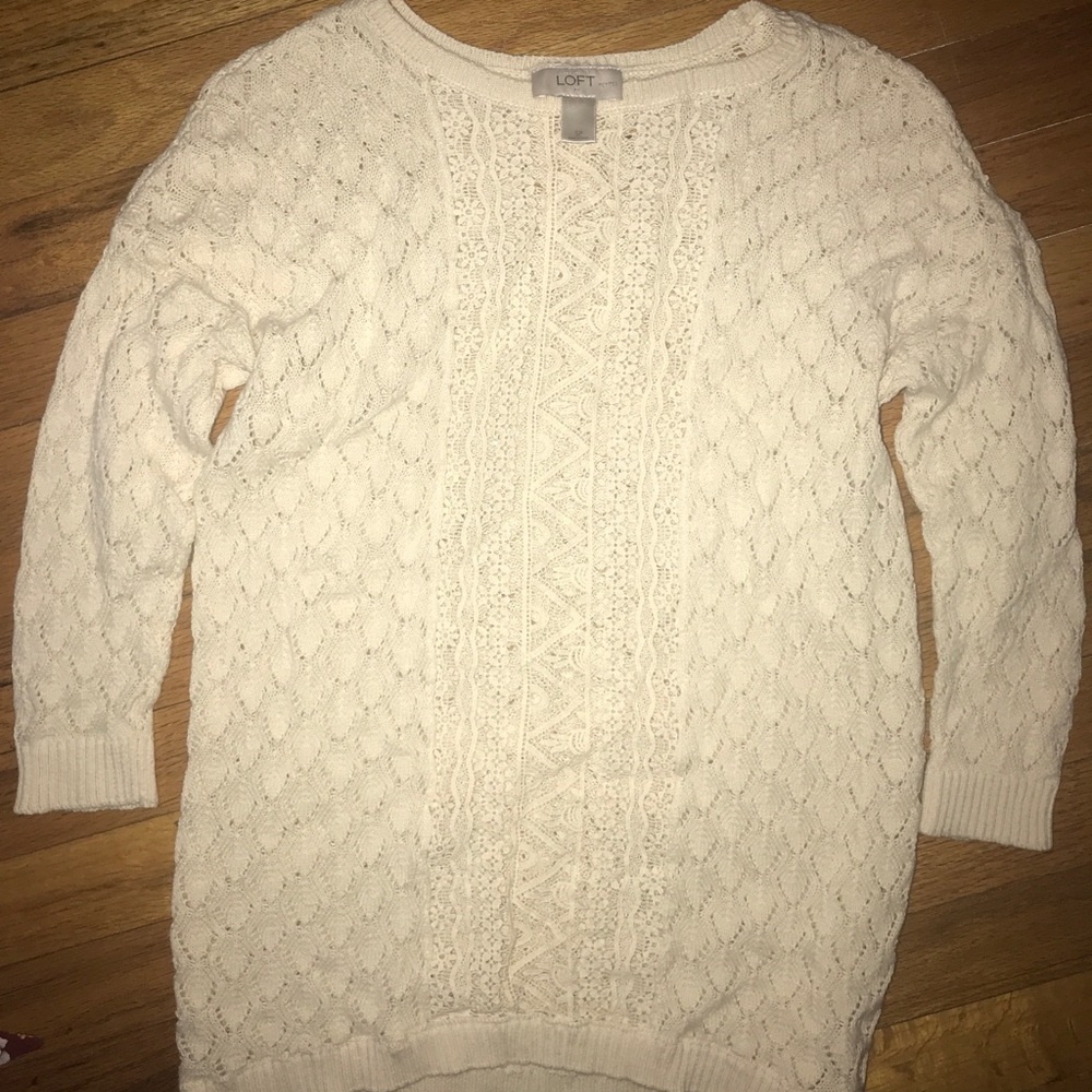Lace sweater