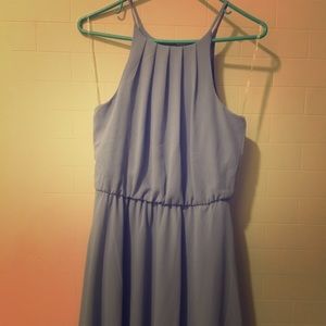 Dusty blue dress for weddings