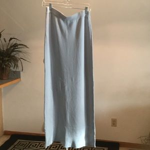 Eileen Fisher mint green long skirt size L